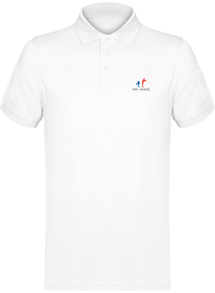 Polo Homme brodé Mr Hmar Bleu Blanc Rouge 2024