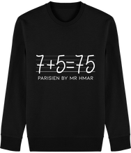 Charger l&#39;image dans la galerie, Sweat Mixte &quot;7+5=75&quot; By Mr Hmar