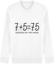 Charger l&#39;image dans la galerie, Sweat Mixte &quot;7+5=75&quot; By Mr Hmar