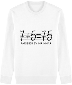 Sweat Mixte "7+5=75" By Mr Hmar