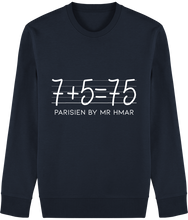 Charger l&#39;image dans la galerie, Sweat Mixte &quot;7+5=75&quot; By Mr Hmar