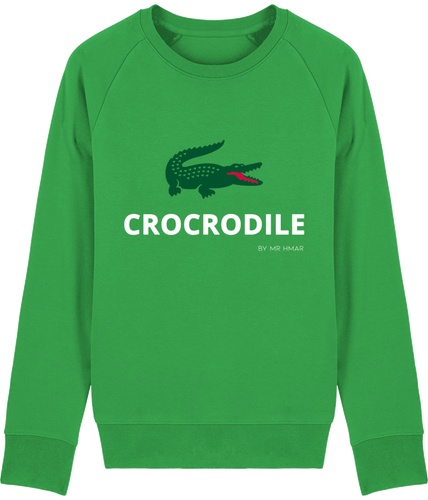 Sweat Crocrodile Mixte en Coton Bio