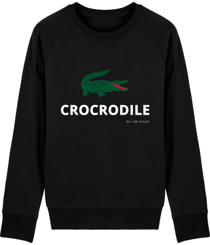 Sweat Crocrodile Mixte en Coton Bio