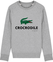 Charger l&#39;image dans la galerie, Sweat Crocrodile Mixte en Coton Bio