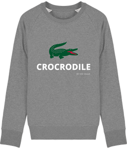 Sweat Crocrodile Mixte en Coton Bio