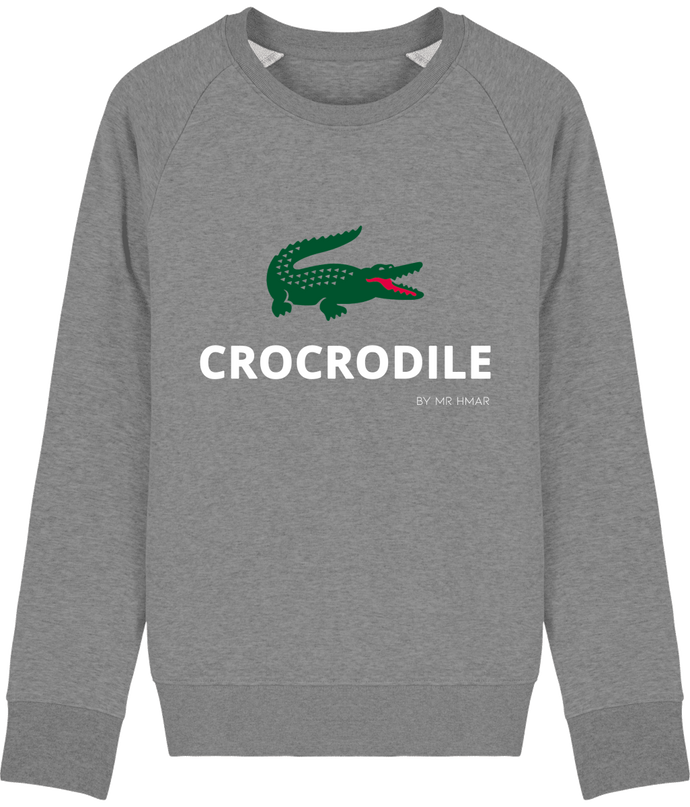 Sweat Crocrodile Mixte en Coton Bio