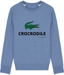 Sweat Crocrodile Mixte en Coton Bio