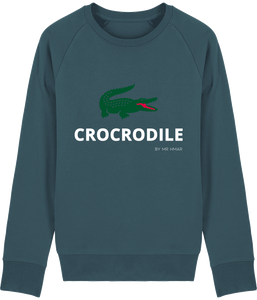 Sweat Crocrodile Mixte en Coton Bio