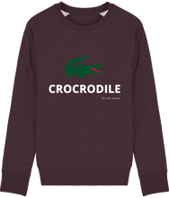 Charger l&#39;image dans la galerie, Sweat Crocrodile Mixte en Coton Bio