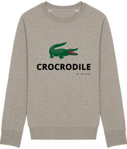 Sweat Crocrodile Mixte en Coton Bio