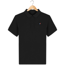 Charger l&#39;image dans la galerie, Polo Homme en coton Bio brodé logo &quot;Bleu, blanc et rouge&quot;