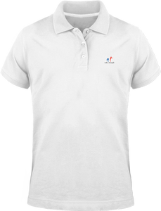 Polo Homme en coton brodé logo "Bleu, blanc et rouge"