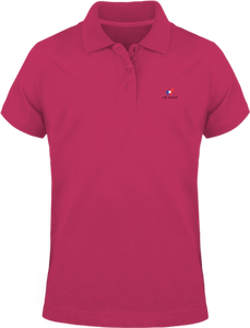 Polo Homme en coton brodé logo "Bleu, blanc et rouge"