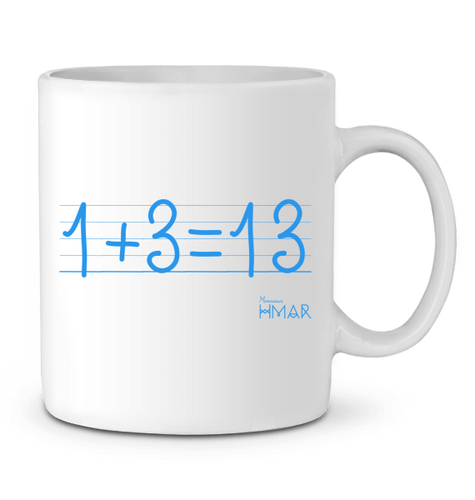 Mug 1+3 = 13 - Monsieur Hmar