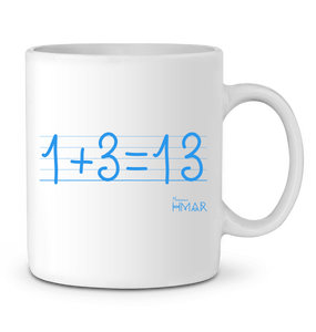 Mug 1+3 = 13 - Monsieur Hmar