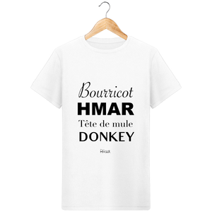 T-Shirt Homme en coton Bio "Déclinaison Âne" - Monsieur Hmar