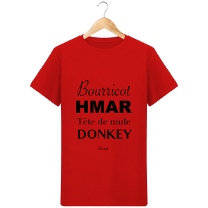 T-Shirt Homme en coton Bio "Déclinaison Âne" - Monsieur Hmar