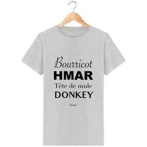 T-Shirt Homme en coton Bio "Déclinaison Âne" - Monsieur Hmar