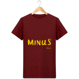 T-Shirt Homme en coton Bio "Minus" - Monsieur Hmar