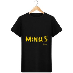 T-Shirt Homme en coton Bio "Minus" - Monsieur Hmar