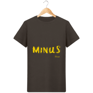 T-Shirt Homme en coton Bio "Minus" - Monsieur Hmar