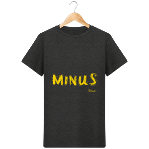 T-Shirt Homme en coton Bio "Minus" - Monsieur Hmar