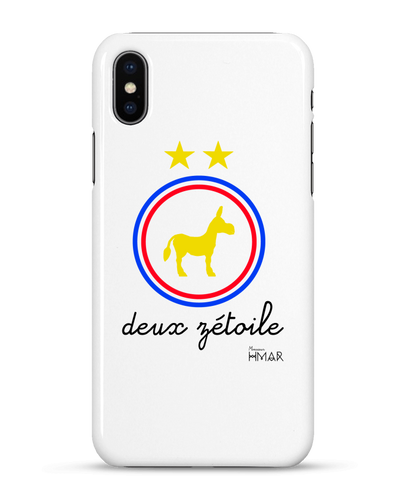 Coque Iphone X Deux zétoile - Monsieur Hmar