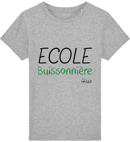 Tee Shirt Enfant en coton Bio Ecole buissonnière - Monsieur Hmar