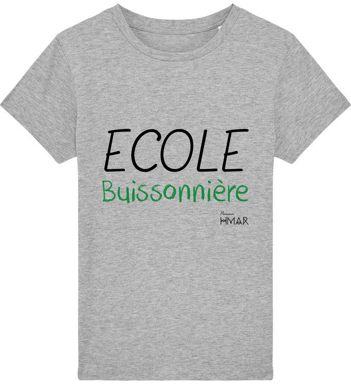 Tee Shirt Enfant en coton Bio Ecole buissonnière - Monsieur Hmar