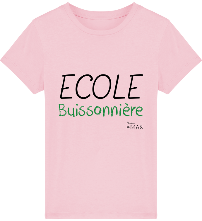 Tee Shirt Enfant en coton Bio Ecole buissonnière - Monsieur Hmar