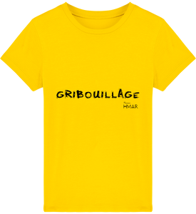 Tee Shirt Enfant en coton Bio "Gribouillage" - Monsieur Hmar