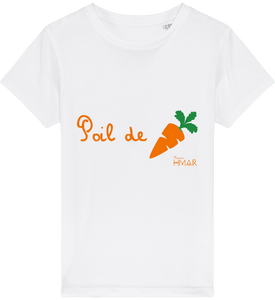 Tee Shirt Enfant en coton Bio Poil de carotte - Monsieur Hmar