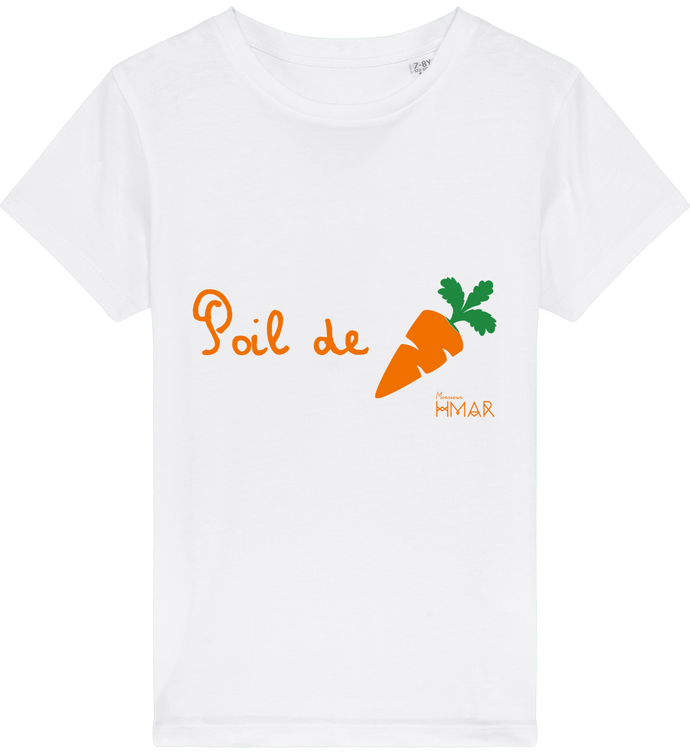 Tee Shirt Enfant en coton Bio Poil de carotte - Monsieur Hmar