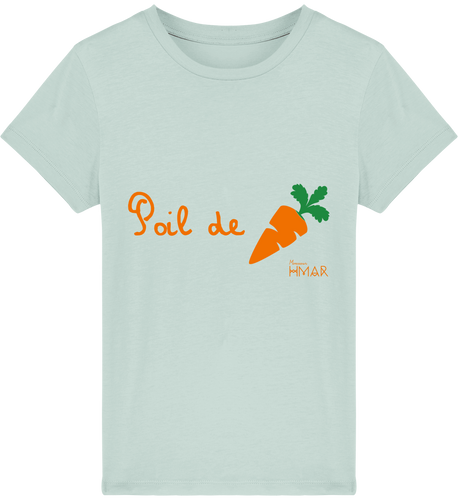 Tee Shirt Enfant en coton Bio Poil de carotte - Monsieur Hmar