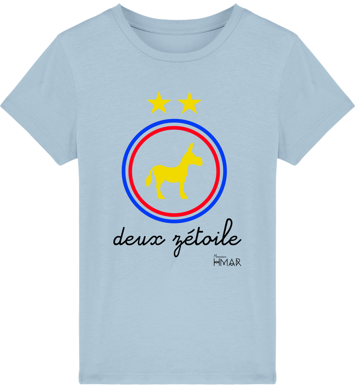 Tee Shirt Enfant en coton Bio Deux zétoile - Monsieur Hmar