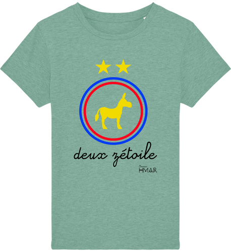 Tee Shirt Enfant en coton Bio Deux zétoile - Monsieur Hmar