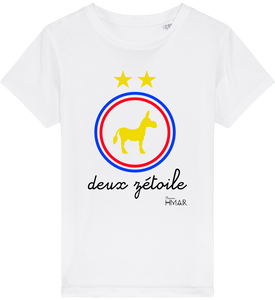 Tee Shirt Enfant en coton Bio Deux zétoile - Monsieur Hmar