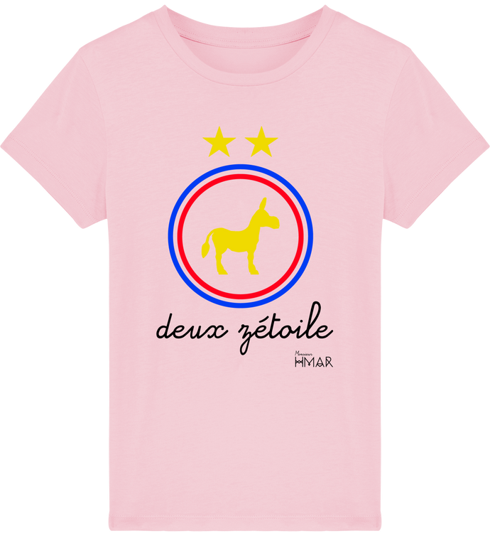 Tee Shirt Enfant en coton Bio Deux zétoile - Monsieur Hmar