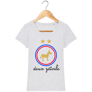 Tee Shirt Femme en coton Bio "Deux zétoile" - Monsieur Hmar