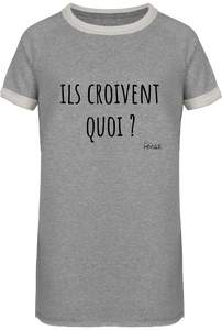 Robe Manches Courtes "ils croivent quoi ?" - Monsieur Hmar