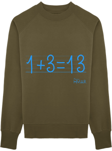 Sweat Homme en coton Bio 1+3=13 - Monsieur Hmar