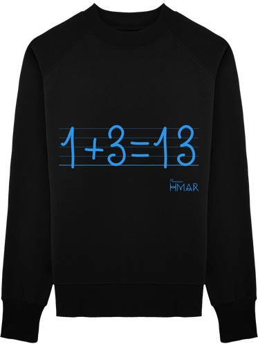 Sweat Homme en coton Bio 1+3=13 - Monsieur Hmar