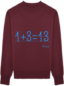 Sweat Homme en coton Bio 1+3=13 - Monsieur Hmar