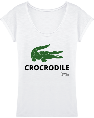 T-Shirt Femme en coton Bio Crocrodile