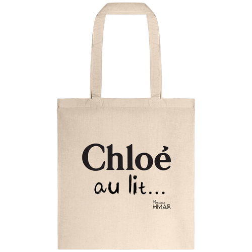 Sac en Toile Coton naturel... Chloé au lit