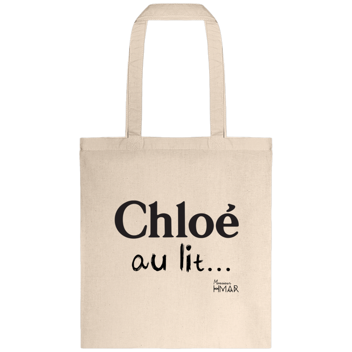 Sac en Toile Coton naturel... Chloé au lit