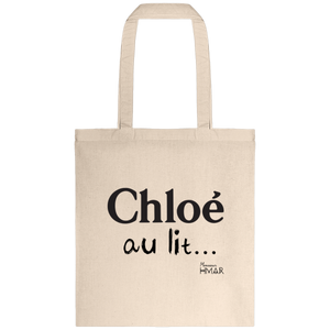 Sac en Toile Coton naturel... Chloé au lit